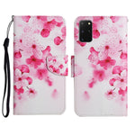 Custodia in pelle flip orizzontale con motivo dipinto con supporto, slot per schede e portafoglio, For Samsung Galaxy S20+