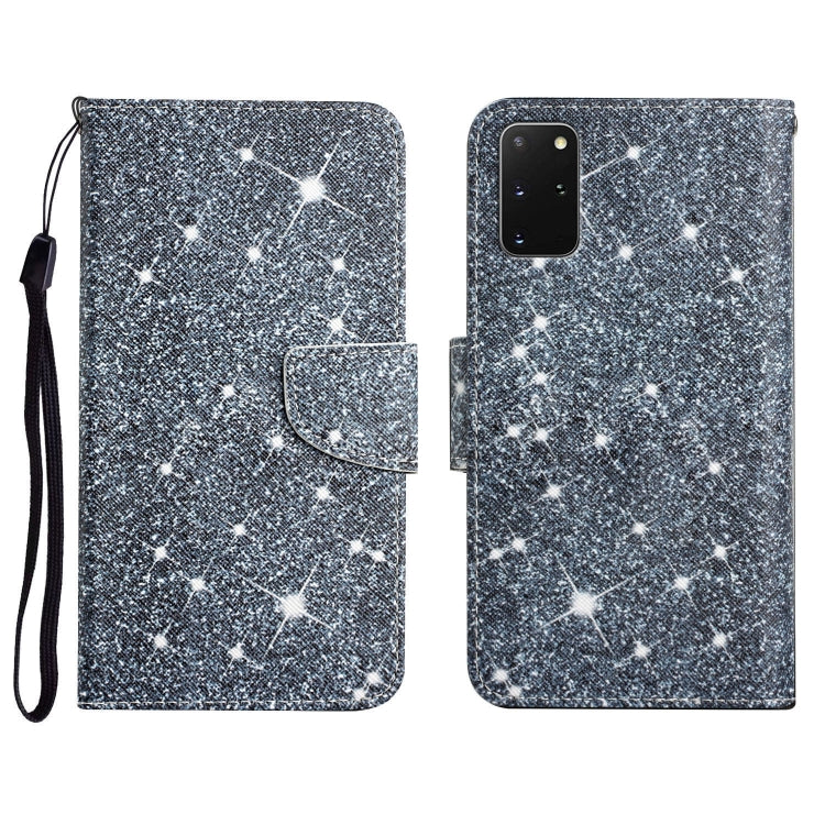 Custodia in pelle flip orizzontale con motivo dipinto con supporto, slot per schede e portafoglio, For Samsung Galaxy S20+