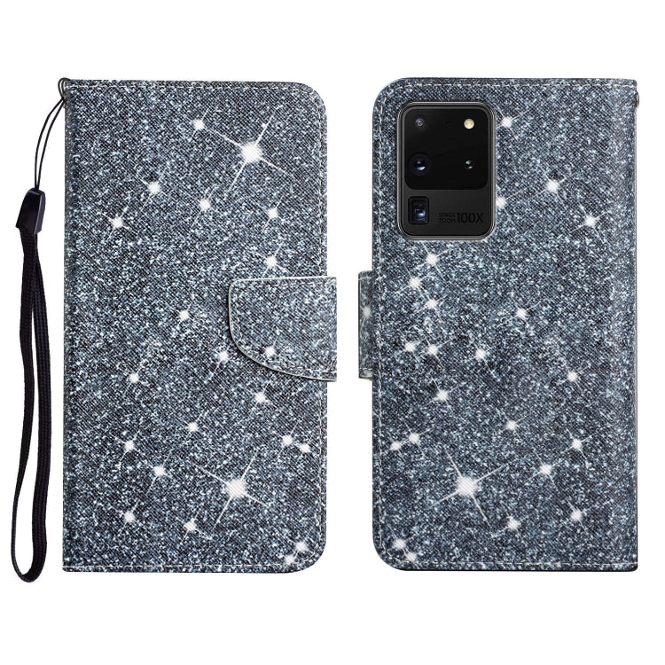 Custodia in pelle flip orizzontale con motivo dipinto con supporto, slot per schede e portafoglio, For Samsung Galaxy S20 Ultra