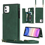 Custodia portafoglio TPU e PU con slot carte per iPhone 8 Plus e