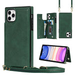 Custodia portafoglio TPU e PU con slot carte per iPhone 8 Plus e