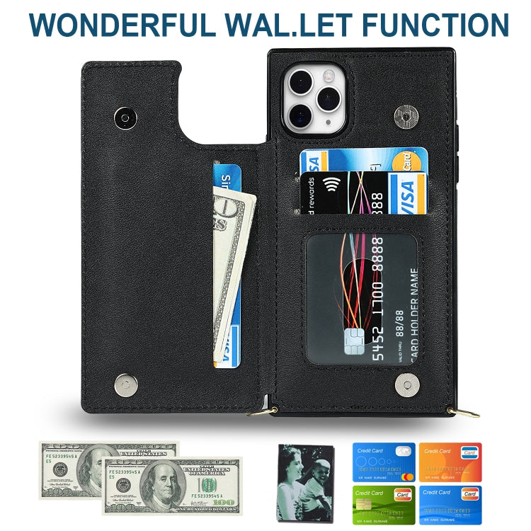 Custodia portafoglio TPU e PU con slot carte per iPhone 12 mini