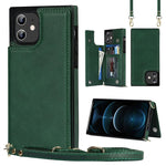 Custodia portafoglio TPU e PU con slot carte per iPhone 12 mini