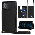 Custodia portafoglio TPU e PU con slot carte per iPhone 12 mini