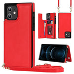 Custodia portafoglio TPU e PU con slot carte per iPhone 12 mini