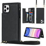 Custodia portafoglio TPU e PU con slot carte per iPhone 12 mini