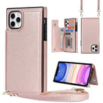 Custodia portafoglio TPU e PU con slot carte per iPhone 12 mini