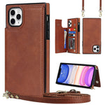 Custodia portafoglio TPU e PU con slot carte per iPhone 12 mini