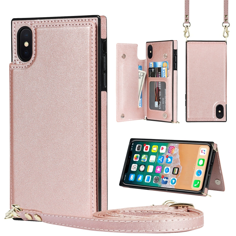Custodia portafoglio TPU e PU per iPhone XS e X