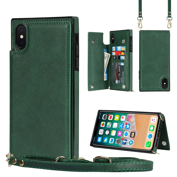 Custodia portafoglio TPU e PU per iPhone XS e X