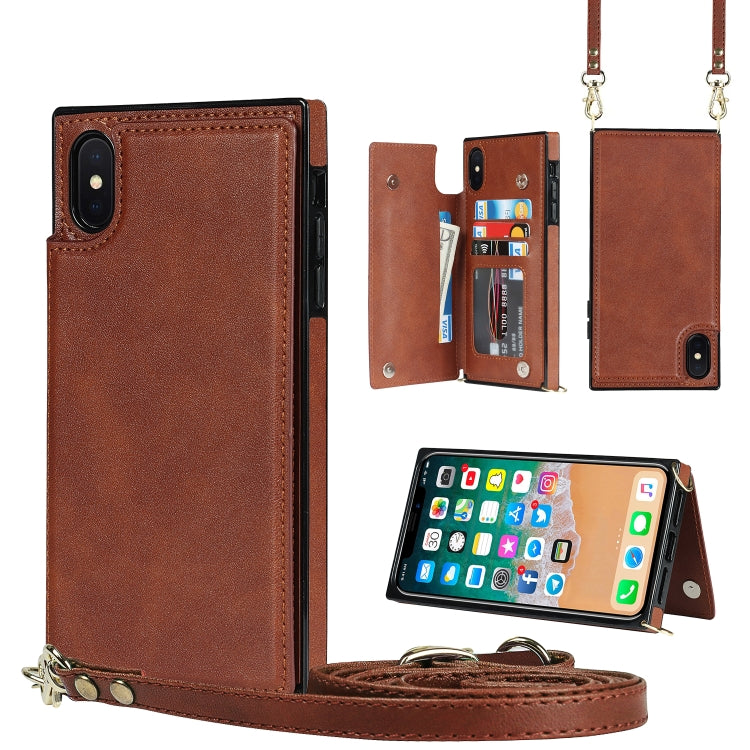 Custodia portafoglio TPU e PU per iPhone XS e X