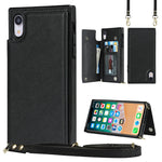 Custodia portafoglio TPU e PU per iPhone XS e X