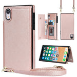 Custodia portafoglio TPU e PU per iPhone XS e X
