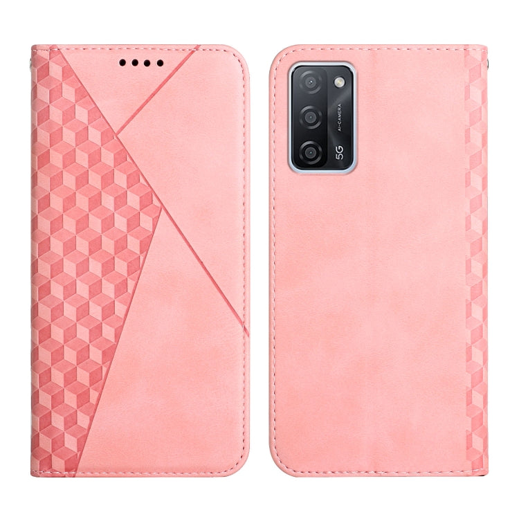 Custodia in pelle a vibrazione orizzontale magnetica con rivestimento in pelle con motivo a rombi con fessure per carte, supporto e portafoglio, For OPPO A16s / A16 / A54s / A53s 5G / A55 5G, For OPPO Realme V13 5G / Realme 8 5G, For Xiaomi Redmi 10   ...