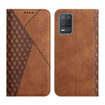 Custodia in pelle a vibrazione orizzontale magnetica con rivestimento in pelle con motivo a rombi con fessure per carte, supporto e portafoglio, For OPPO A16s / A16 / A54s / A53s 5G / A55 5G, For OPPO Realme V13 5G / Realme 8 5G, For Xiaomi Redmi 10   ...