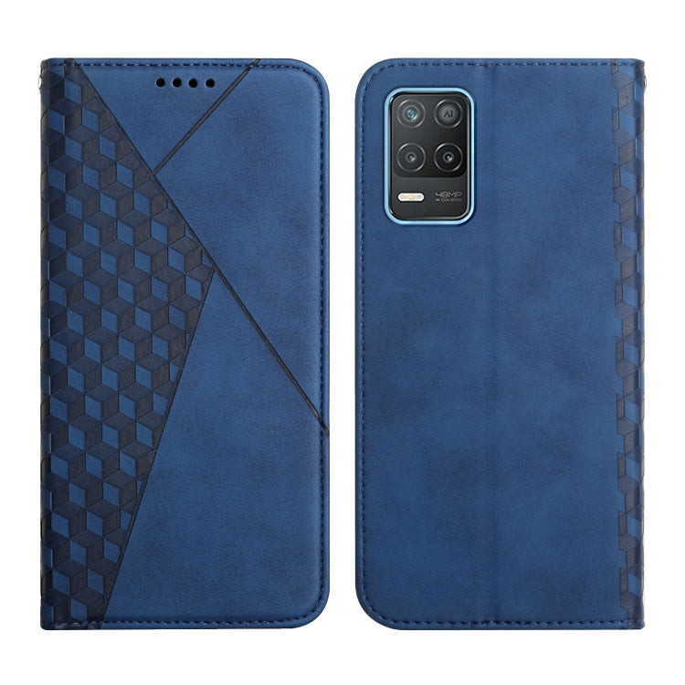 Custodia in pelle a vibrazione orizzontale magnetica con rivestimento in pelle con motivo a rombi con fessure per carte, supporto e portafoglio, For OPPO A16s / A16 / A54s / A53s 5G / A55 5G, For OPPO Realme V13 5G / Realme 8 5G, For Xiaomi Redmi 10   ...