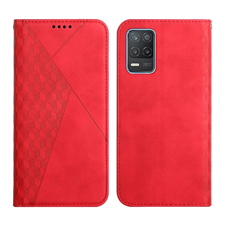 Custodia in pelle a vibrazione orizzontale magnetica con rivestimento in pelle con motivo a rombi con fessure per carte, supporto e portafoglio, For OPPO A16s / A16 / A54s / A53s 5G / A55 5G, For OPPO Realme V13 5G / Realme 8 5G, For Xiaomi Redmi 10   ...