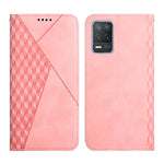 Custodia in pelle a vibrazione orizzontale magnetica con rivestimento in pelle con motivo a rombi con fessure per carte, supporto e portafoglio, For OPPO A16s / A16 / A54s / A53s 5G / A55 5G, For OPPO Realme V13 5G / Realme 8 5G, For Xiaomi Redmi 10   ...