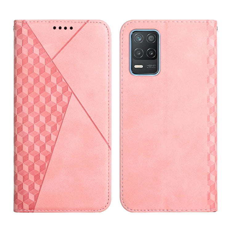 Custodia in pelle a vibrazione orizzontale magnetica con rivestimento in pelle con motivo a rombi con fessure per carte, supporto e portafoglio, For OPPO A16s / A16 / A54s / A53s 5G / A55 5G, For OPPO Realme V13 5G / Realme 8 5G, For Xiaomi Redmi 10   ...