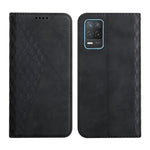 Custodia in pelle a vibrazione orizzontale magnetica con rivestimento in pelle con motivo a rombi con fessure per carte, supporto e portafoglio, For OPPO A16s / A16 / A54s / A53s 5G / A55 5G, For OPPO Realme V13 5G / Realme 8 5G, For Xiaomi Redmi 10   ...