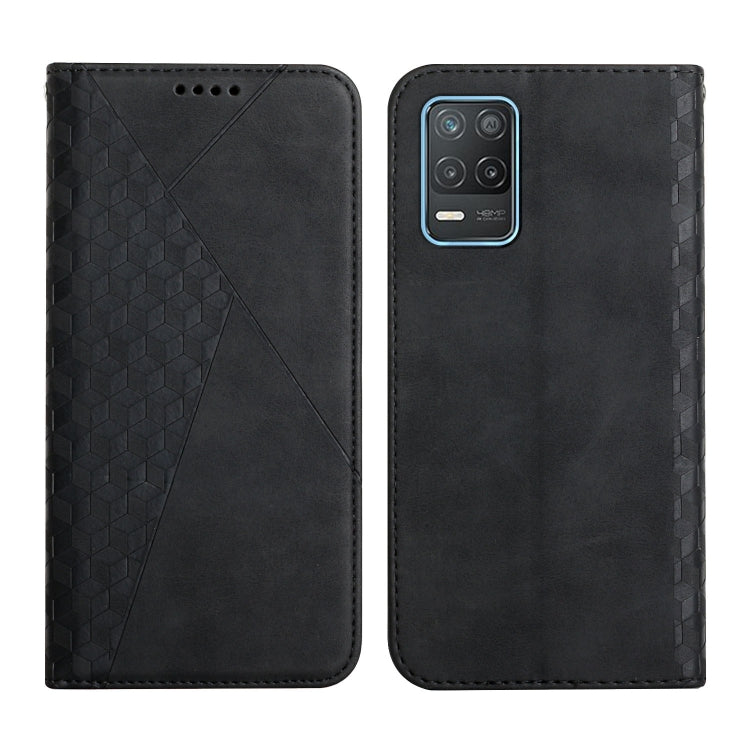 Custodia in pelle a vibrazione orizzontale magnetica con rivestimento in pelle con motivo a rombi con fessure per carte, supporto e portafoglio, For OPPO A16s / A16 / A54s / A53s 5G / A55 5G, For OPPO Realme V13 5G / Realme 8 5G, For Xiaomi Redmi 10   ...