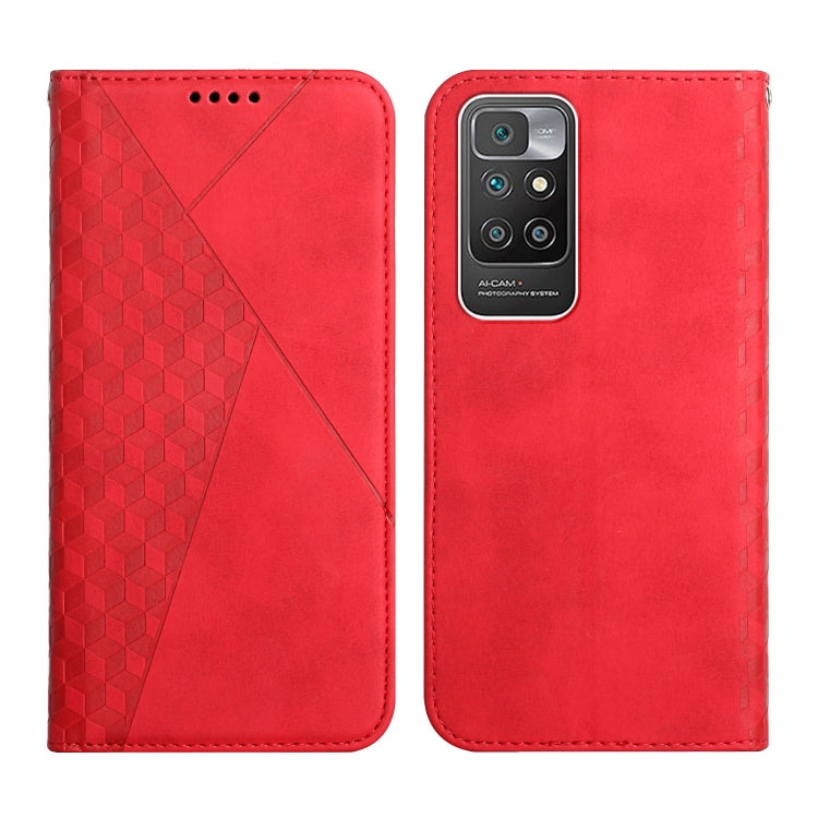 Custodia in pelle a vibrazione orizzontale magnetica con rivestimento in pelle con motivo a rombi con fessure per carte, supporto e portafoglio, For OPPO A16s / A16 / A54s / A53s 5G / A55 5G, For OPPO Realme V13 5G / Realme 8 5G, For Xiaomi Redmi 10   ...