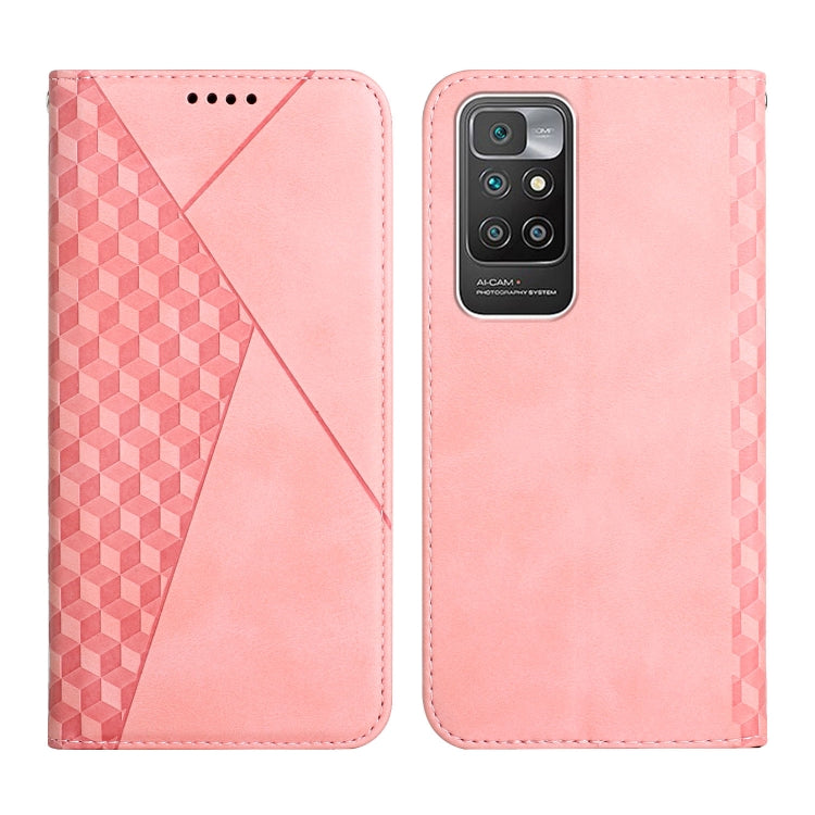 Custodia in pelle a vibrazione orizzontale magnetica con rivestimento in pelle con motivo a rombi con fessure per carte, supporto e portafoglio, For OPPO A16s / A16 / A54s / A53s 5G / A55 5G, For OPPO Realme V13 5G / Realme 8 5G, For Xiaomi Redmi 10   ...