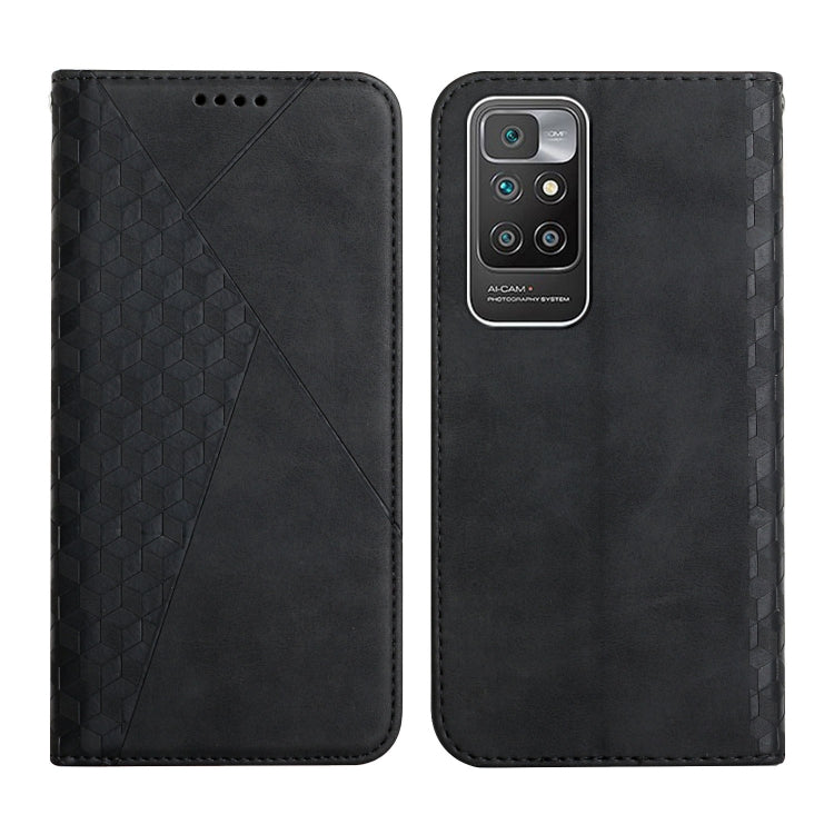 Custodia in pelle a vibrazione orizzontale magnetica con rivestimento in pelle con motivo a rombi con fessure per carte, supporto e portafoglio, For OPPO A16s / A16 / A54s / A53s 5G / A55 5G, For OPPO Realme V13 5G / Realme 8 5G, For Xiaomi Redmi 10   ...