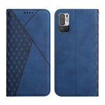 Custodia in pelle a vibrazione orizzontale magnetica con rivestimento in pelle con motivo a rombi con fessure per carte, supporto e portafoglio, For OPPO A16s / A16 / A54s / A53s 5G / A55 5G, For OPPO Realme V13 5G / Realme 8 5G, For Xiaomi Redmi 10   ...