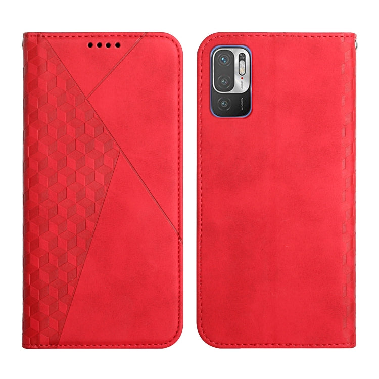 Custodia in pelle a vibrazione orizzontale magnetica con rivestimento in pelle con motivo a rombi con fessure per carte, supporto e portafoglio, For OPPO A16s / A16 / A54s / A53s 5G / A55 5G, For OPPO Realme V13 5G / Realme 8 5G, For Xiaomi Redmi 10   ...