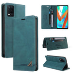 Custodia in pelle a vibrazione orizzontale con spazzola antifurto Skin Feel con supporto, slot per carte e portafoglio, For OPPO Realme V13