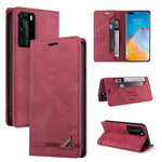 Custodia in pelle a vibrazione orizzontale con spazzola antifurto Skin Feel con supporto, slot per carte e portafoglio, For Huawei P40, For Huawei P40 Lite, For Huawei P40 Pro, For Huawei P Smart Z, For Huawei P Smart 2021