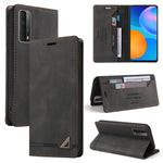 Custodia in pelle a vibrazione orizzontale con spazzola antifurto Skin Feel con supporto, slot per carte e portafoglio, For Huawei P40, For Huawei P40 Lite, For Huawei P40 Pro, For Huawei P Smart Z, For Huawei P Smart 2021