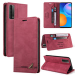 Custodia in pelle a vibrazione orizzontale con spazzola antifurto Skin Feel con supporto, slot per carte e portafoglio, For Huawei P40, For Huawei P40 Lite, For Huawei P40 Pro, For Huawei P Smart Z, For Huawei P Smart 2021