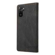 Custodia in pelle a vibrazione orizzontale con spazzola antifurto Skin Feel con supporto, slot per carte e portafoglio, For Xiaomi Redmi Note 10, For Xiaomi Redmi Note 10 Pro, For Xiaomi Redmi 9, For Xiaomi Redmi 9A, For Xiaomi Redmi 9C                ...
