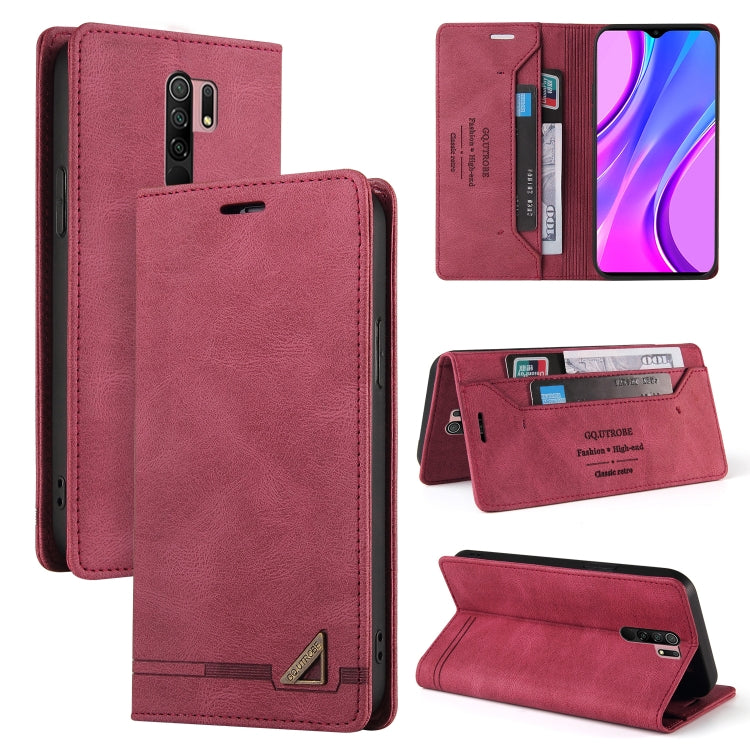 Custodia portafoglio in pelle con slot carte per Xiaomi Redmi 9C