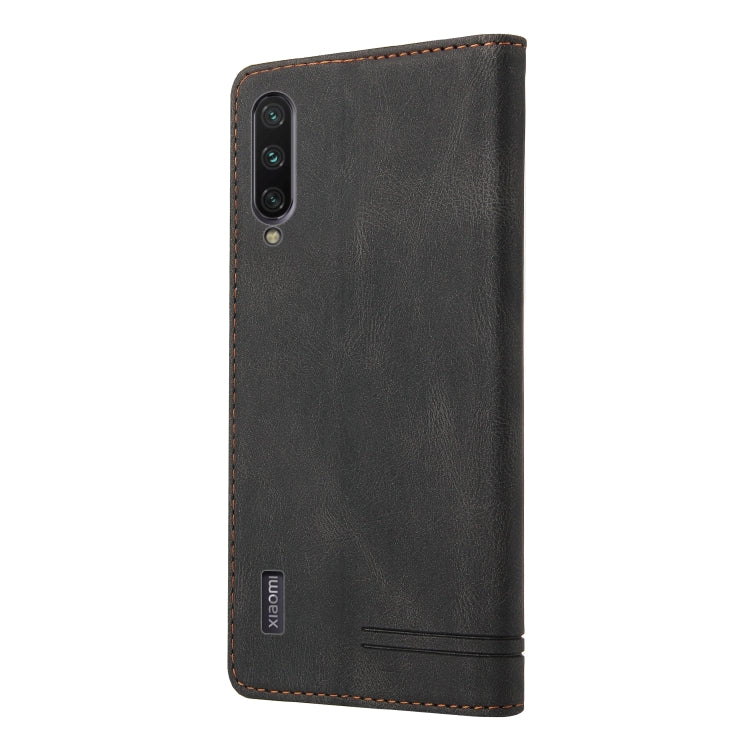 Custodia in pelle a vibrazione orizzontale con spazzola antifurto Skin Feel con supporto, slot per carte e portafoglio, For Xiaomi Mi A3, For Xiaomi Mi CC9 / Mi 9 Lite, For Xiaomi Mi CC9 Pro, For Xiaomi Poco X3 NFC