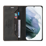 Custodia in pelle a vibrazione orizzontale con spazzola antifurto Skin Feel con supporto, slot per carte e portafoglio, For Samsung Galaxy S21 5G, For Samsung Galaxy S21+ 5G, For Samsung Galaxy S21 Ultra 5G, For Samsung Galaxy S21 FE 5G                ...