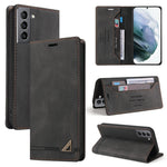 Custodia in pelle a vibrazione orizzontale con spazzola antifurto Skin Feel con supporto, slot per carte e portafoglio, For Samsung Galaxy S21 5G, For Samsung Galaxy S21+ 5G, For Samsung Galaxy S21 Ultra 5G, For Samsung Galaxy S21 FE 5G                ...