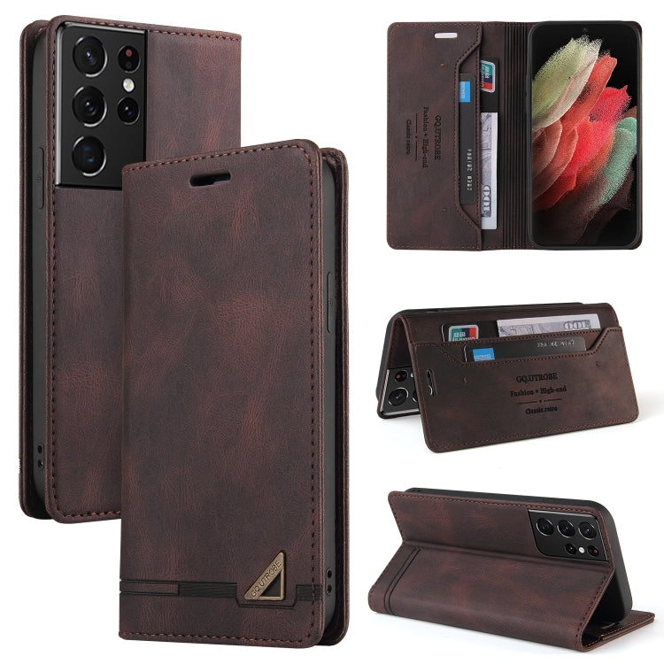 Custodia in pelle a vibrazione orizzontale con spazzola antifurto Skin Feel con supporto, slot per carte e portafoglio, For Samsung Galaxy S21 5G, For Samsung Galaxy S21+ 5G, For Samsung Galaxy S21 Ultra 5G, For Samsung Galaxy S21 FE 5G                ...