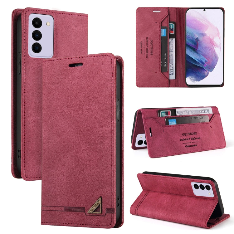 Custodia in pelle a vibrazione orizzontale con spazzola antifurto Skin Feel con supporto, slot per carte e portafoglio, For Samsung Galaxy S21 5G, For Samsung Galaxy S21+ 5G, For Samsung Galaxy S21 Ultra 5G, For Samsung Galaxy S21 FE 5G                ...