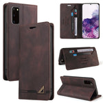 Custodia in pelle a vibrazione orizzontale con spazzola antifurto Skin Feel con supporto, slot per carte e portafoglio, For Samsung Galaxy S21 5G, For Samsung Galaxy S21+ 5G, For Samsung Galaxy S21 Ultra 5G, For Samsung Galaxy S21 FE 5G                ...