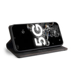 Custodia in pelle a vibrazione orizzontale con spazzola antifurto Skin Feel con supporto, slot per carte e portafoglio, For Samsung Galaxy S20 Ultra, For Samsung Galaxy S20 FE, For Samsung Galaxy Note20, For Samsung Galaxy Note20 Ultra                 ...