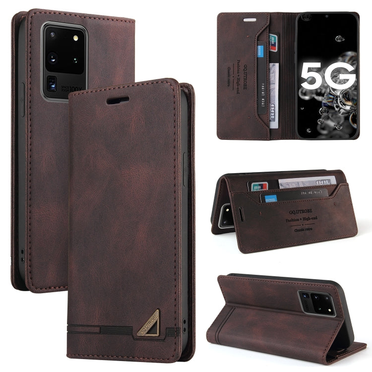 Custodia in pelle a vibrazione orizzontale con spazzola antifurto Skin Feel con supporto, slot per carte e portafoglio, For Samsung Galaxy S20 Ultra, For Samsung Galaxy S20 FE, For Samsung Galaxy Note20, For Samsung Galaxy Note20 Ultra                 ...