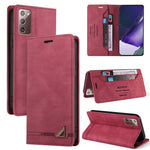 Custodia in pelle a vibrazione orizzontale con spazzola antifurto Skin Feel con supporto, slot per carte e portafoglio, For Samsung Galaxy S20 Ultra, For Samsung Galaxy S20 FE, For Samsung Galaxy Note20, For Samsung Galaxy Note20 Ultra                 ...