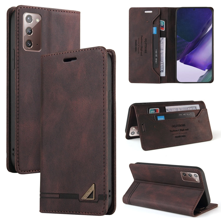 Custodia in pelle a vibrazione orizzontale con spazzola antifurto Skin Feel con supporto, slot per carte e portafoglio, For Samsung Galaxy S20 Ultra, For Samsung Galaxy S20 FE, For Samsung Galaxy Note20, For Samsung Galaxy Note20 Ultra                 ...