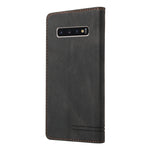 Custodia in pelle a vibrazione orizzontale con spazzola antifurto Skin Feel con supporto, slot per carte e portafoglio, For Samsung Galaxy S10, For Samsung Galaxy S10+, For Samsung Galaxy Note9, For Samsung Galaxy A71 4G, For Samsung Galaxy A71 5G     ...