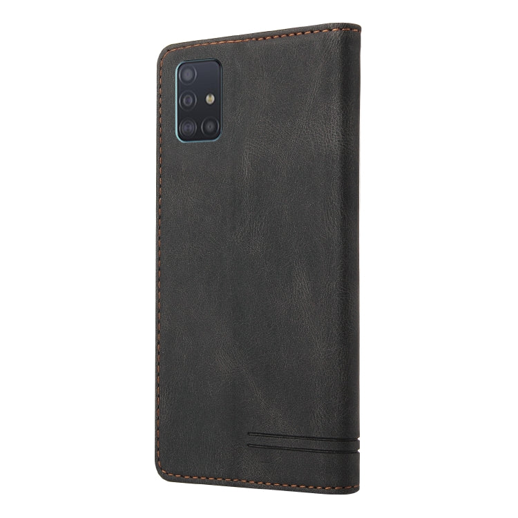 Custodia in pelle a vibrazione orizzontale con spazzola antifurto Skin Feel con supporto, slot per carte e portafoglio, For Samsung Galaxy A81, For Samsung Galaxy A82 5G, For Samsung Galaxy F52 5G, For Samsung Galaxy F62 / M62, For Samsung Galaxy M31  ...