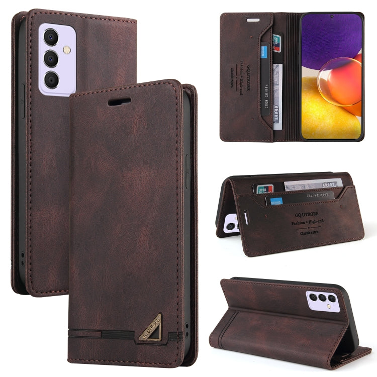 Custodia in pelle a vibrazione orizzontale con spazzola antifurto Skin Feel con supporto, slot per carte e portafoglio, For Samsung Galaxy A81, For Samsung Galaxy A82 5G, For Samsung Galaxy F52 5G, For Samsung Galaxy F62 / M62, For Samsung Galaxy M31  ...