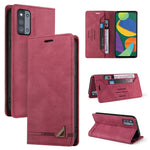 Custodia in pelle a vibrazione orizzontale con spazzola antifurto Skin Feel con supporto, slot per carte e portafoglio, For Samsung Galaxy A81, For Samsung Galaxy A82 5G, For Samsung Galaxy F52 5G, For Samsung Galaxy F62 / M62, For Samsung Galaxy M31  ...